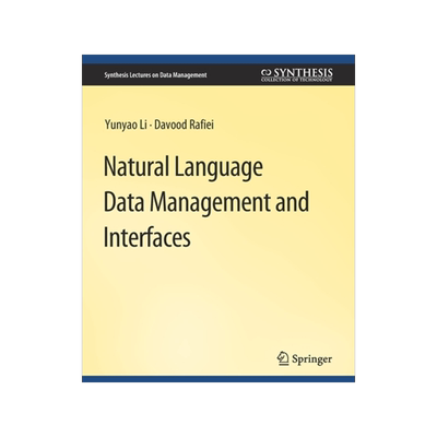 预订 Natural Language Data Management and Interfaces