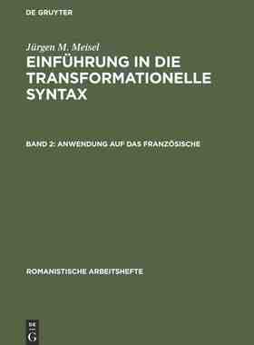【预订】Anwendung auf das Französische 9783484500648