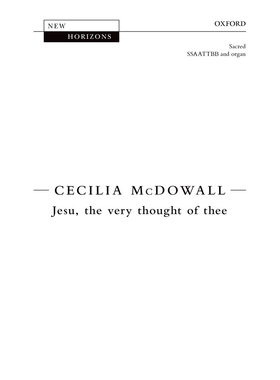 预订 Jesu, the very thought of thee 耶稣，想念你: 9780193378346