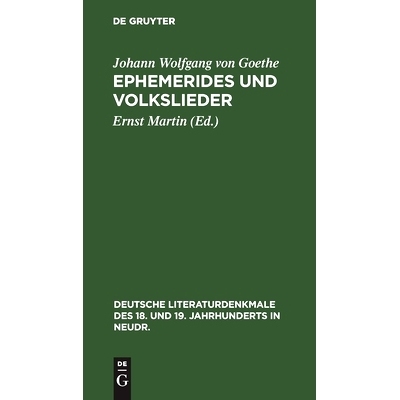 预订 Ephemerides und Volkslieder: 9783112367131