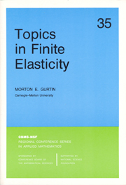Finite Elasticity Topics 预订