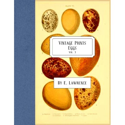 预订 Vintage Prints: Eggs: Vol. 3: 9781987738193