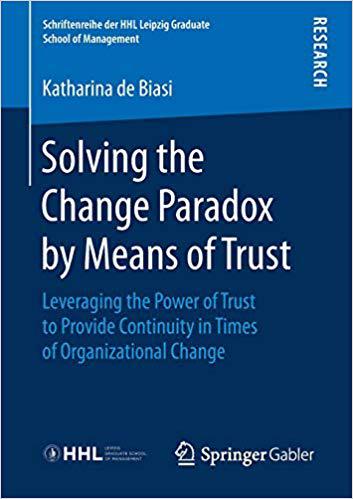 【预售】Solving the Change Paradox by Means of Trust