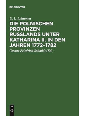 预订 Die polnischen Provinzen Russlands unter Katharina II. in den Jahren 1772–1782: Versuch einer Darstellung der anf