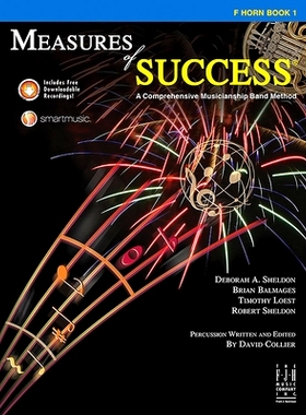 预订 Measures of Success F Horn Book 1: 9781569398135