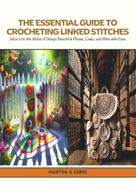 预订 The Essential Guide to Crocheting Linked Stitches: Delve into the World of Design Beautiful Pillows, Cowls, and Mor