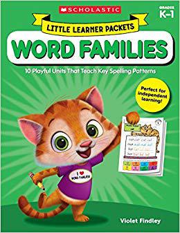 【预订】Little Learner Packets: Word Families: 10 Playful Units That Teach Key Spelling Patterns