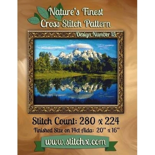 Cross Stitch Nature’s 9781502558022 Number Finest Design 预订 Pattern