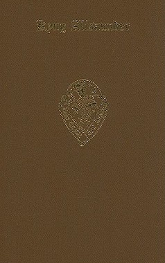 【预订】Kyng Alisaunder, Vol. II, Introduction, commentary and glossary