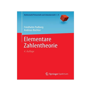 预订 Elementare Zahlentheorie