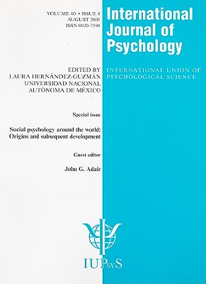 【预订】Social Psychology Around the World: Origins and Subsequent Development