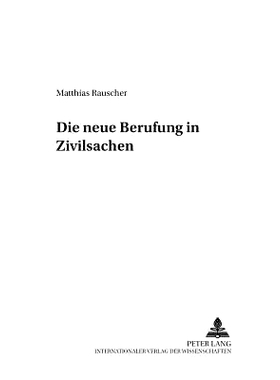 预订 Die neue Berufung in Zivilsachen: 9783631392614