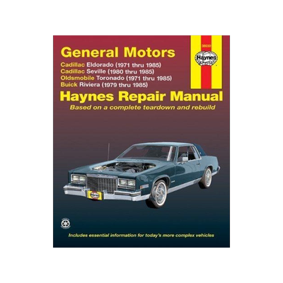 [预订]General Motors covering Cadillac Eldorado (71-85), Cadillac Seville (80-85), Oldsmobile Toronado (71 9781563922312