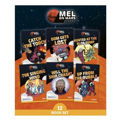 预订 Phonic Books Mel on Mars: Adjacent consonants and consonant digraphs, suffixes -ed and -ing 《火星上的梅尔语音书》