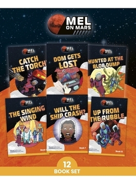 预订 Phonic Books Mel on Mars: Adjacent consonants and consonant digraphs, suffixes -ed and -ing 《火星上的梅尔语音书》