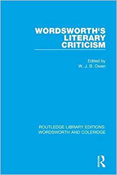 【预售】Wordsworth’s Literary Criticism