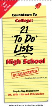 [预订]Countdown to College: 21 ’to Do’ Lists for High School 9780965608664