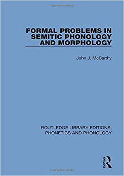 【预售】Formal Problems in Semitic Phonology and Morphology