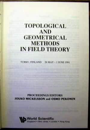 【预订】Topological & Geometrical Meth