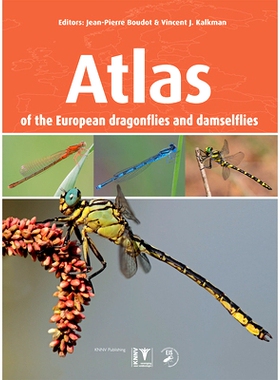 预订 Atlas of the European dragonflies and damselflies 欧洲蜻蜓和豆娘图册: 9789050114806
