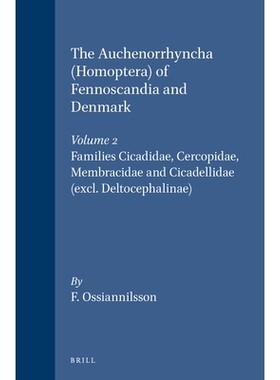 预订 The Auchenorrhyncha (Homoptera) of Fennoscandia and Denmark, Volume 2: Families Cicadidae, Cercopidae, Membracidae