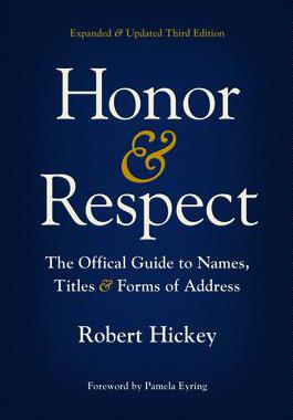 [预订]Honor and Respect: The Official Guide to Names, Titles, and Forms of Address 9780226830667