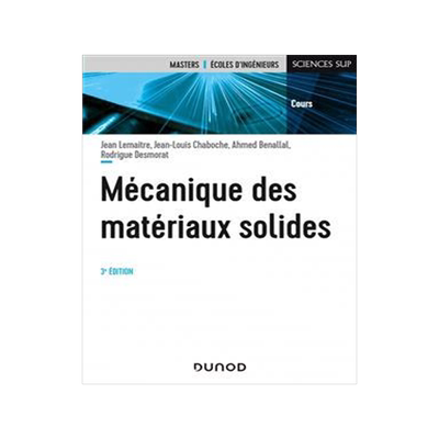 [预订]Mécanique des matériaux solides 9782100810901