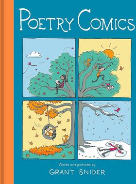 现货 诗歌漫画 2024年ALA儿童图像小说奖入围 Grant Snider 英文原版 精装礼品书 Poetry Comics