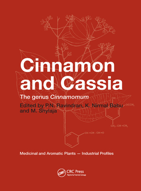 【预订】Cinnamon and Cassia: The Genus Cinnamomum