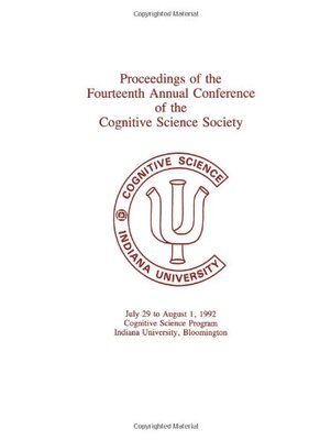 【预订】Proceedings of the Fourteenth Annual Conference of the Cognitive Science Society