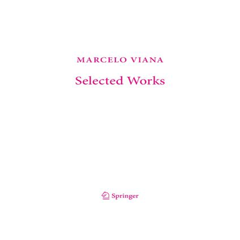 [预订]Marcelo Viana - Selected Works 9783031019746