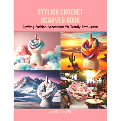 预订 Stylish Crochet Scarves Book: Crafting Fashion Accessories for Trendy Enthusiasts: 9798873664399