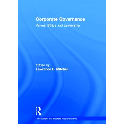 预订 Corporate Governance: Values, Ethics and Leadership 公司治理: 9780754628392