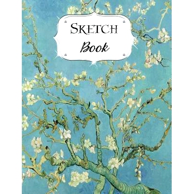 预订 Sketch Book: Van Gogh Sketchbook Scetchpad for Drawing or Doodling Notebook Pad for Creative Artists Almond Blossom