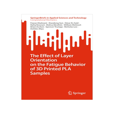[预订]The Effect of Layer Orientation on the Fatigue Behavior of 3D Printed PLA Samples