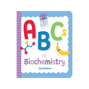 宝宝智学园 ABCs of Biochemistry 生物化学纸板书 科普启蒙 英文原版