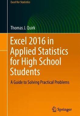 【预订】Excel 2016 in Applied Statistics for High School Students