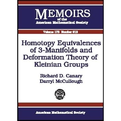 预订 Homotopy Equivalences of 3-Manifolds and Deformation Theory of Kleinian Groups: 9780821835494