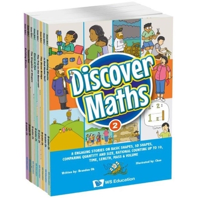 预订 Discover Maths 2: 8 Engaging Stories on Basic Shapes, 3D Shapes, Comparing Quantity and Size, Rational Counting Up