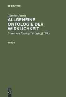 ALLG. JACOBY ONTOLOGIE BD. 9783484701519 预订