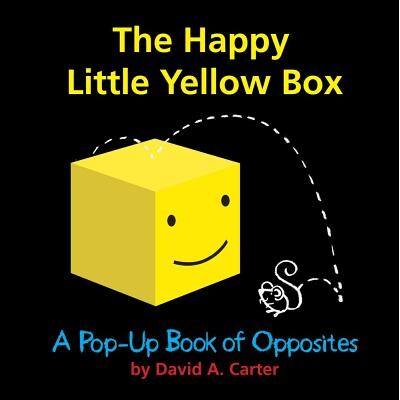 预订 Happy Little Yellow Box A Pop-Up Book of Opposites 快乐的小黄盒子 9781416940968