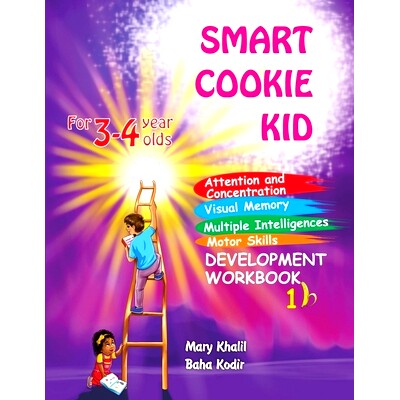 预订 Smart Cookie Kid For 3-4 Year Olds Attention and Concentration Visual Memory Multiple Intelligences Motor Skills Bo