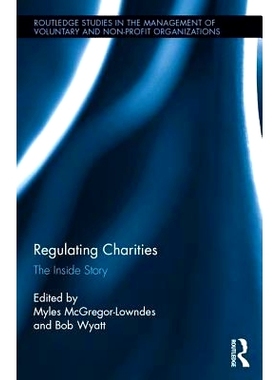 预订 Regulating Charities: The Inside Story 规范慈善：内部故事: 9781138680548
