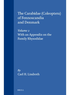 预订 The Carabidae (Coleoptera) of Fennoscandia and Denmark: Part 2 芬诺斯坎迪亚和丹麦的蝗科（鞘翅目）：*部分: 978900408