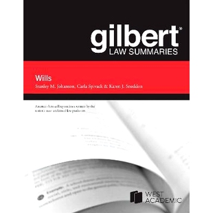 预订 Gilbert Law Summaries on Wills: 9781685611521