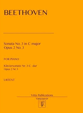 预订 Sonata No. 3 in C major: op.2 no. 3. Urtext with Fingering: 9781986949293