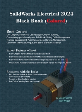 预订 SolidWorks Electrical 2024 Black Book: (Colored)