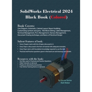 预订 SolidWorks Electrical 2024 Black Book: (Colored)