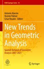 [预订]New Trends in Geometric Analysis 9783031399152