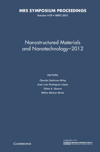 【预订】Nanostructured Materials and Nanotechnology–2012